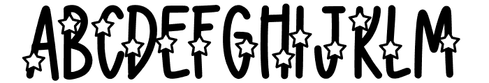 Bintang Bright Font UPPERCASE