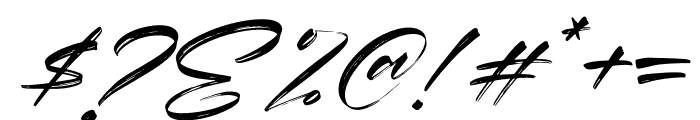 Bintang Signature Italic Font OTHER CHARS