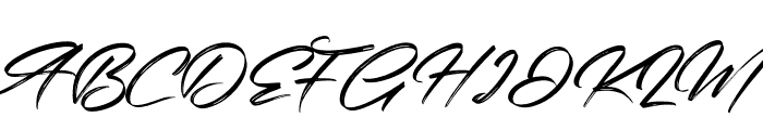 Bintang Signature Italic Font UPPERCASE