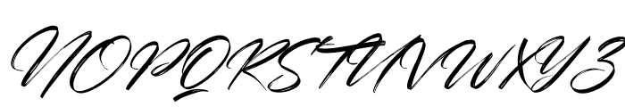 Bintang Signature Italic Font UPPERCASE