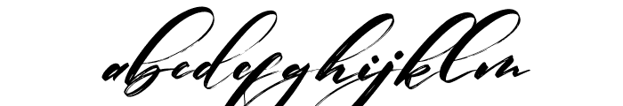 Bintang Signature Italic Font LOWERCASE