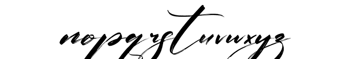 Bintang Signature Italic Font LOWERCASE