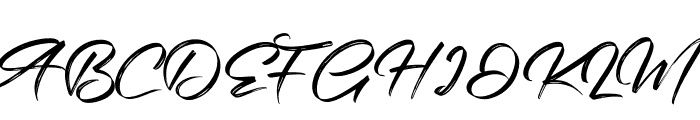 Bintang Signature Font UPPERCASE