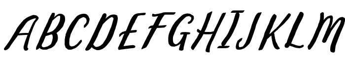 Bintar Italic Font UPPERCASE