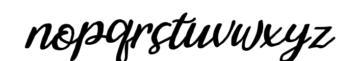 Bintar Italic Font LOWERCASE