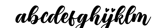 Binton-Regular Font LOWERCASE