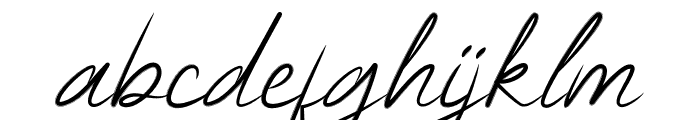 Biographical Font LOWERCASE
