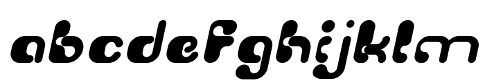 Biological Bold Italic Font LOWERCASE