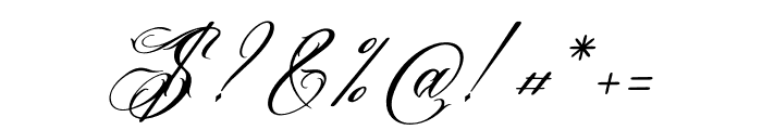 Bionley Italic Font OTHER CHARS