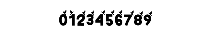 Bird Eagle Font OTHER CHARS