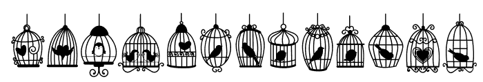 Birdcage Font LOWERCASE