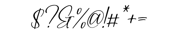 Birdeline Yashintta Italic Font OTHER CHARS
