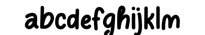 Birdie Regular Font LOWERCASE