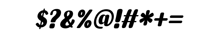 Birdmathon Italic Font OTHER CHARS