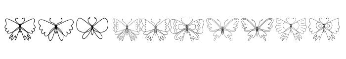 BirdsandButterfliesfont-Reg Font OTHER CHARS