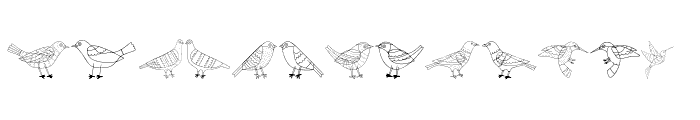 BirdsandButterfliesfont-Reg Font UPPERCASE