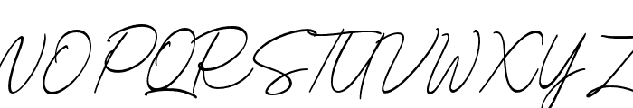 BirdspringSignature-Regular Font UPPERCASE