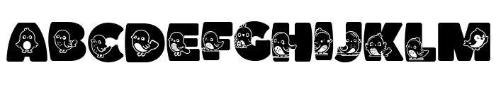 Birdy Font UPPERCASE