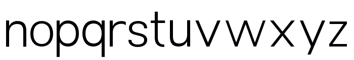 Birken Nue ExtraLight Font LOWERCASE