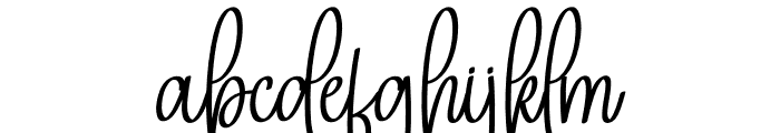 Birmigham Signature Font LOWERCASE