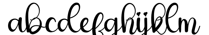 Birthay Font LOWERCASE