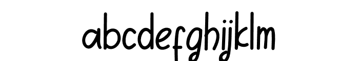 Birthday Candle Font LOWERCASE