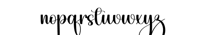 Birthday Darling Font LOWERCASE