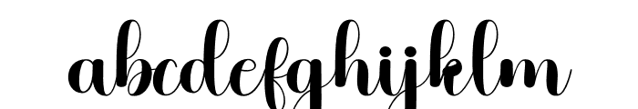 Birthday Flower Font LOWERCASE