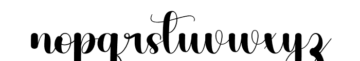 Birthday Flower Font LOWERCASE