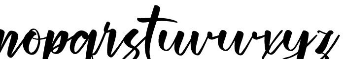 Birthday Memory Font LOWERCASE