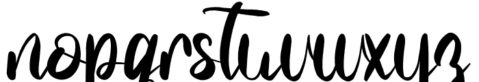 Birthday Present Font LOWERCASE