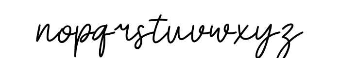 Birthday Signature Regular Font LOWERCASE