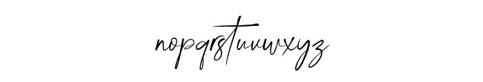 Birthday Wishlist Font LOWERCASE