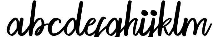 Birthnight Font LOWERCASE