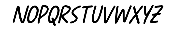 BisStop-Regular Font UPPERCASE