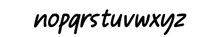 BisStop-Regular Font LOWERCASE
