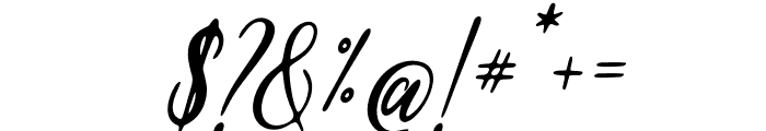 BishailScript-Italic Font OTHER CHARS