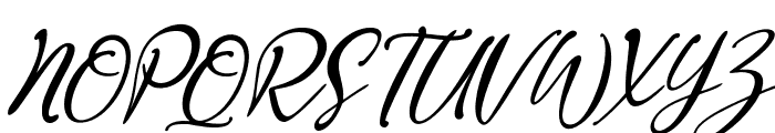 BishailScript-Italic Font UPPERCASE