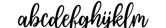 BishailScript Font LOWERCASE