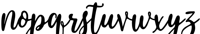 BishailScript Font LOWERCASE