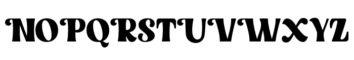 Bistro-Regular Font UPPERCASE