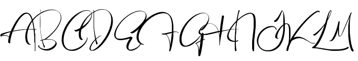 Bisyk  Handwritten Font UPPERCASE