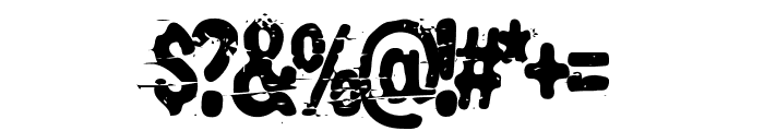 Bitblast Sans Textured Font OTHER CHARS