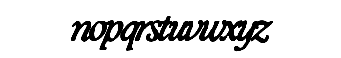 Bitblast Serif Regular Font LOWERCASE