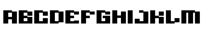 Bitfals Font Font LOWERCASE