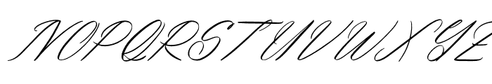 Bithodina Italic Font UPPERCASE