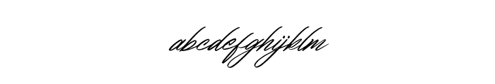 Bithodina Italic Font LOWERCASE