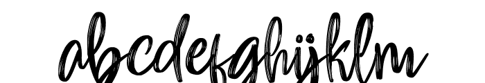 BithonBrush Font LOWERCASE