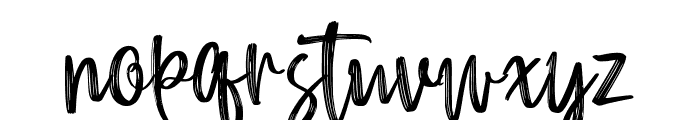 BithonBrush Font LOWERCASE