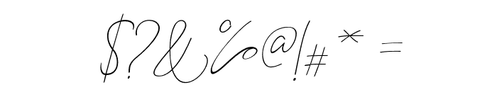 BitlameroSlantScript-Italic Font OTHER CHARS
